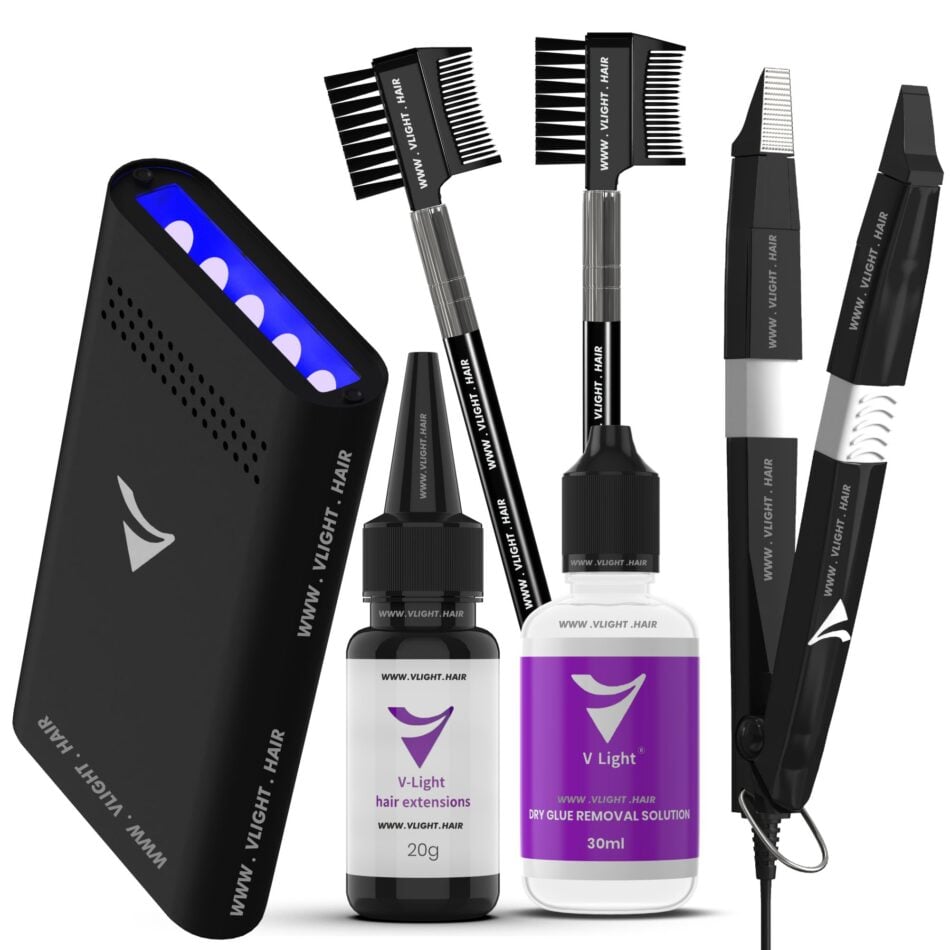 V-Light Hair Extensions Premium Kit - Complete [inkl. Online Schulung & Zertifikat]